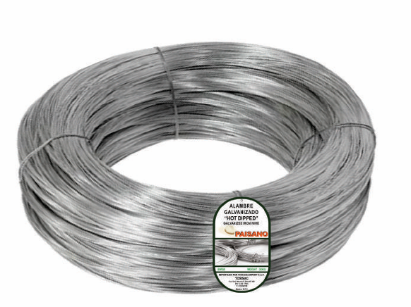 Alambre galvanizado al caliente "Hot dipped".