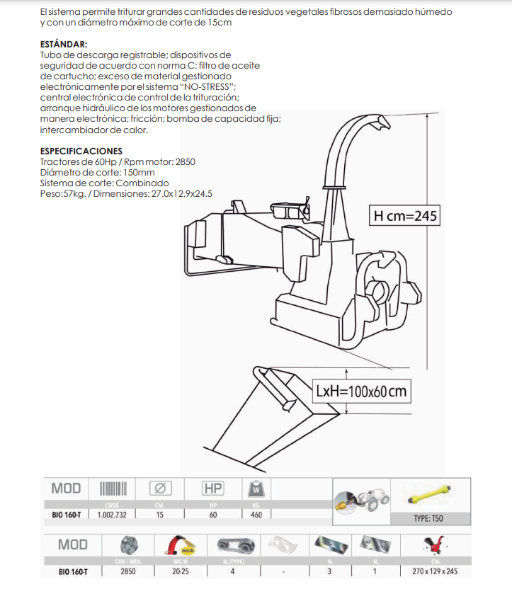 Biotrituradora Bio 15T - No Stress