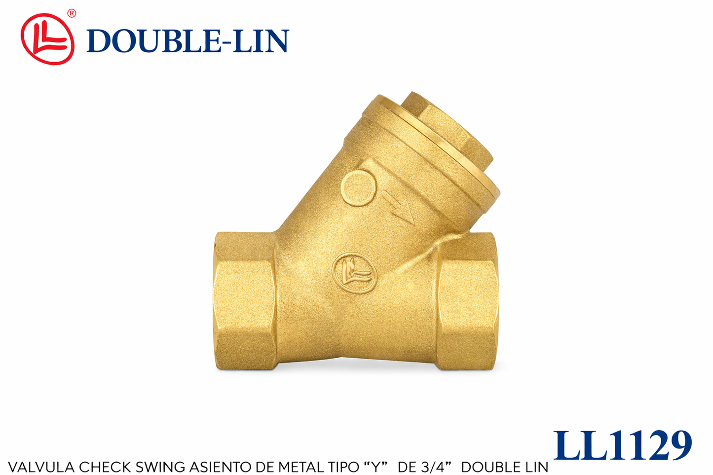 Valvula check swing asiento de metal tipo Y