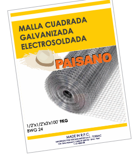 Malla cuadrada electrosoldada PAI41