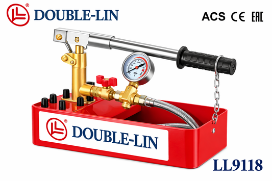 Tester de presión de válvulas, incluye manómetro