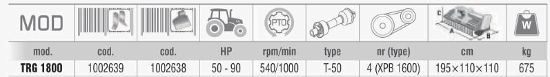 Trituradora TRG 1800 - ZAN1002