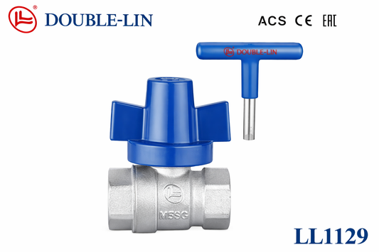 Valvula palanca azul antirrobo