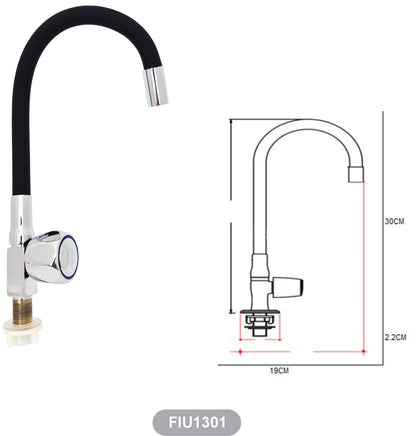 Llaves lavadero / mueble palanca flexible