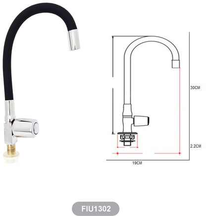 Llaves lavadero / mueble palanca flexible