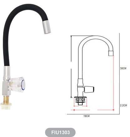 Llaves lavadero / mueble palanca flexible
