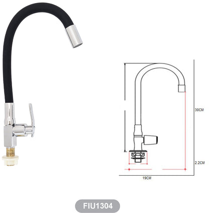 Llaves lavadero / mueble palanca flexible
