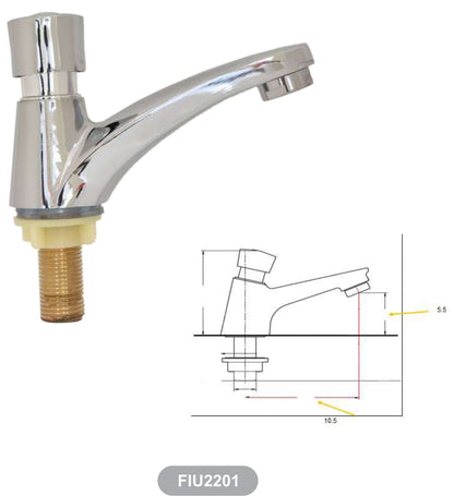 Llave para lavatorio temporizada