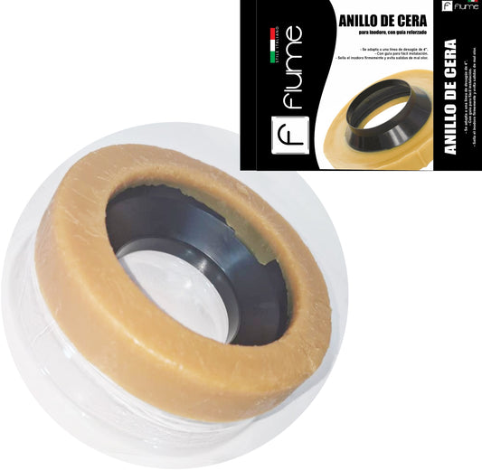 Anillo de cera con guía